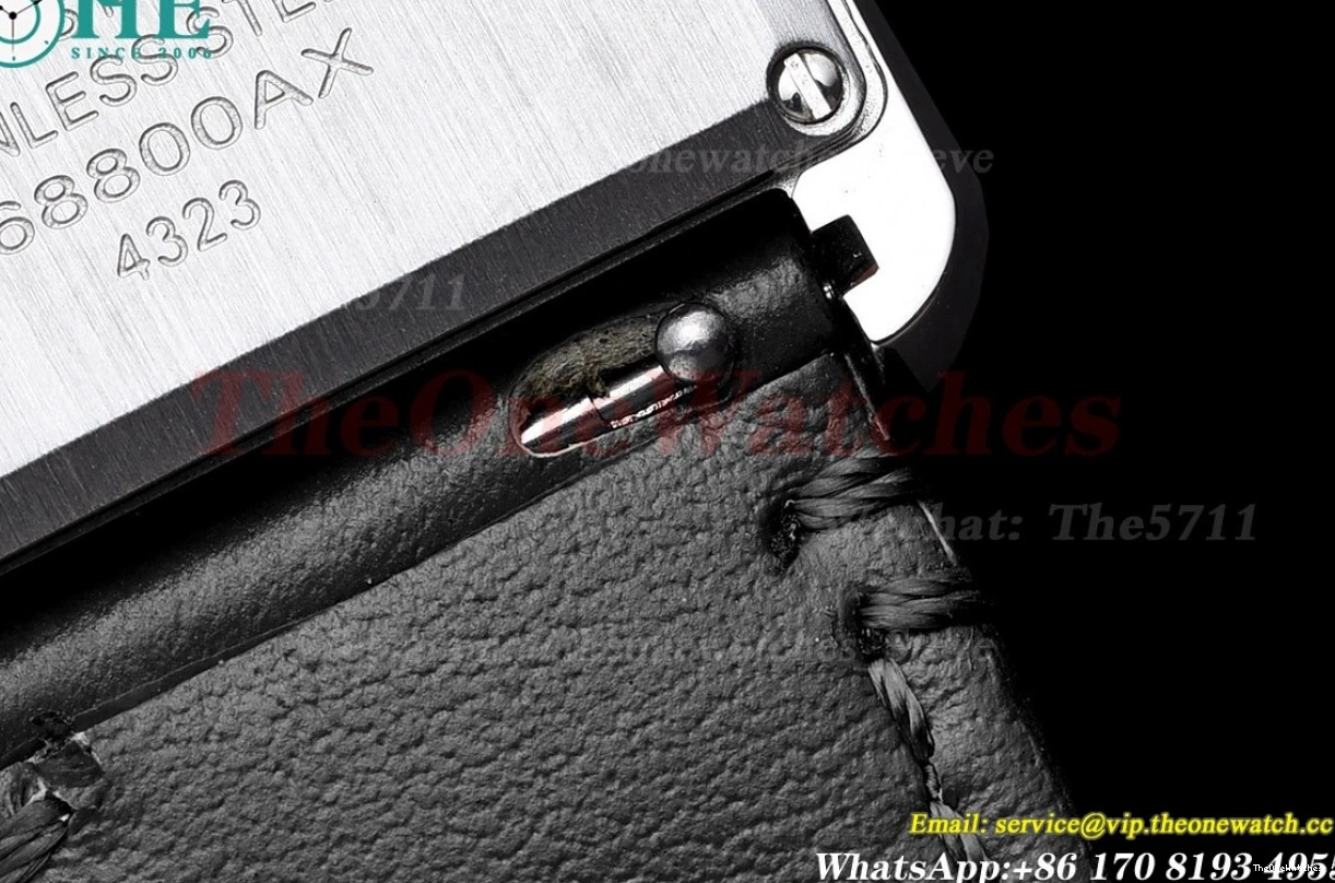 Tank Must Black Quartz On K11F dial White Leather Strap Small 0517
